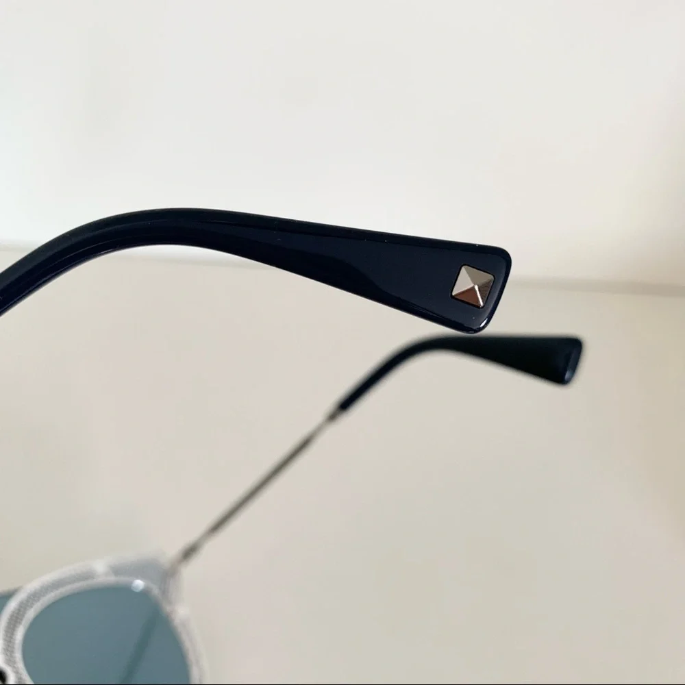 Valentino clear blue sunglasses